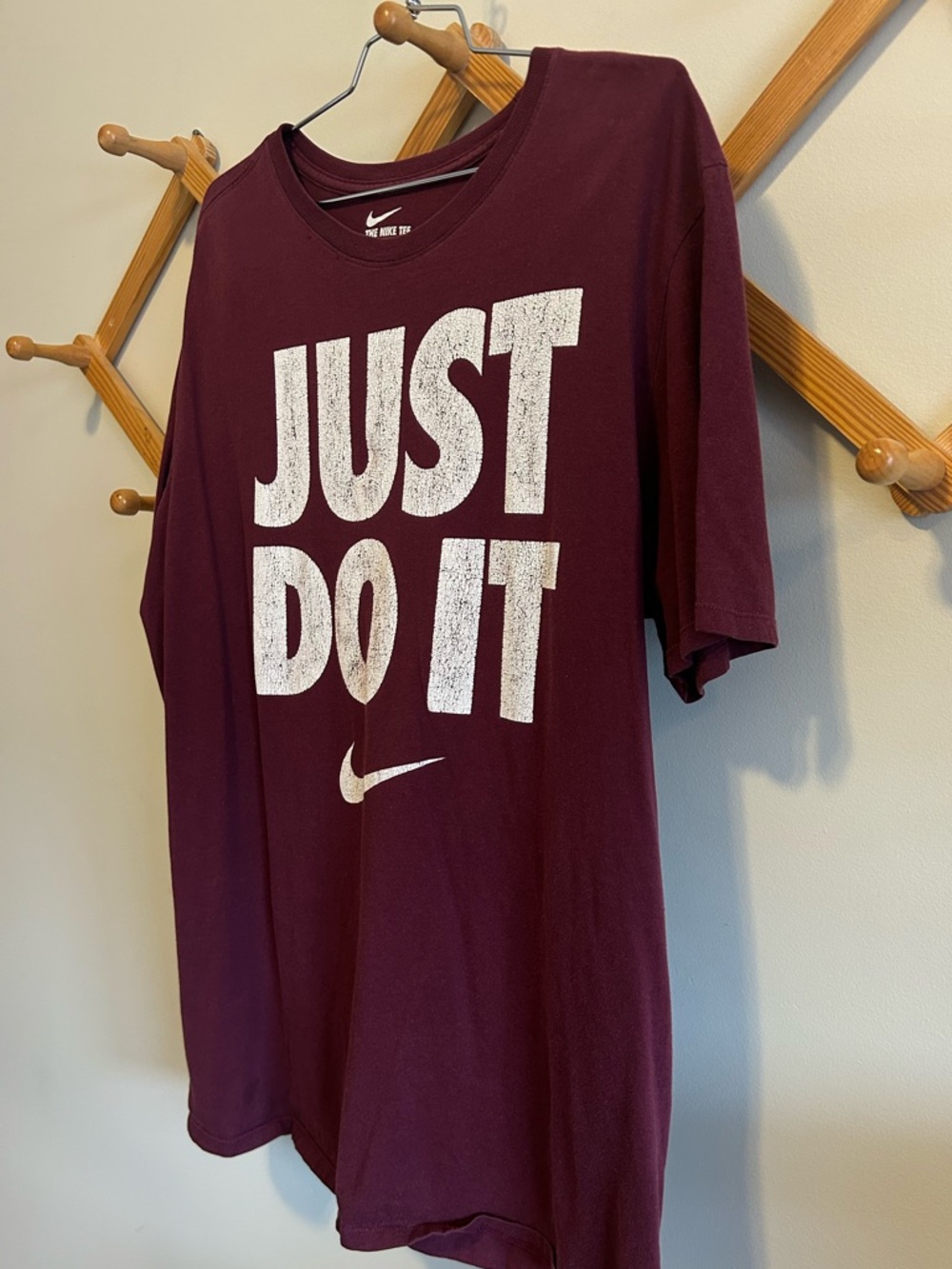 Nike Maroon Crewneck Graphic Tee
